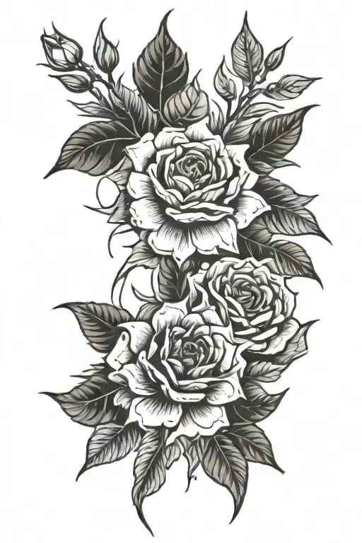 Filipino Sun With Roses