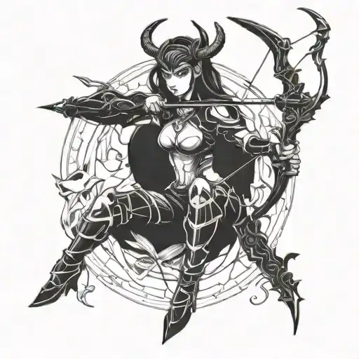 Archery Demon Girl