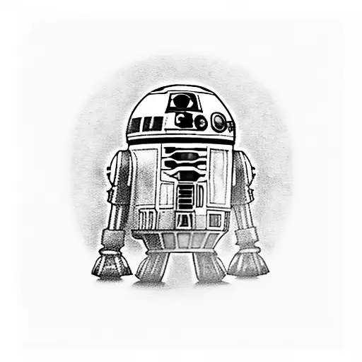 Chopper The Droid From Star Wars On A War Crimes Poster Holding The Dark Saber