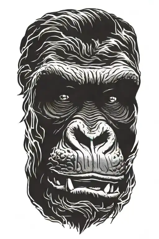 Gorilla In Rage Mode