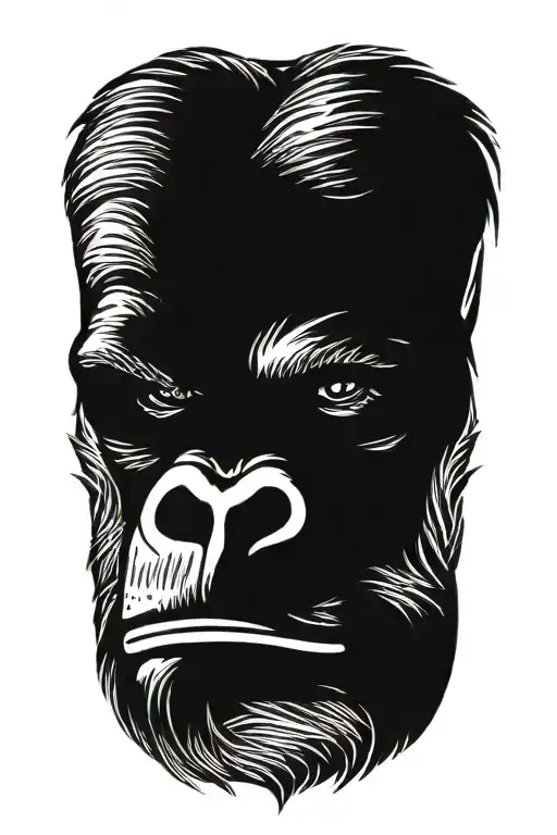 Gorilla In Rage