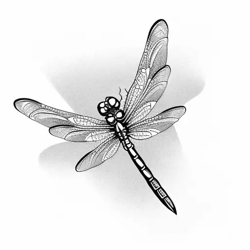 Dragonfly But The Wings Spell Out Team