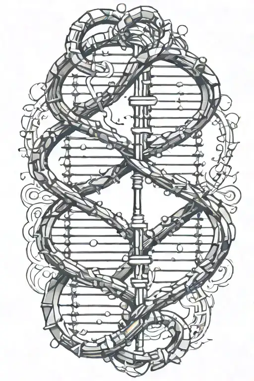 Two Dna Double Helix Intertwined With Histones To Make Two New Double Helix