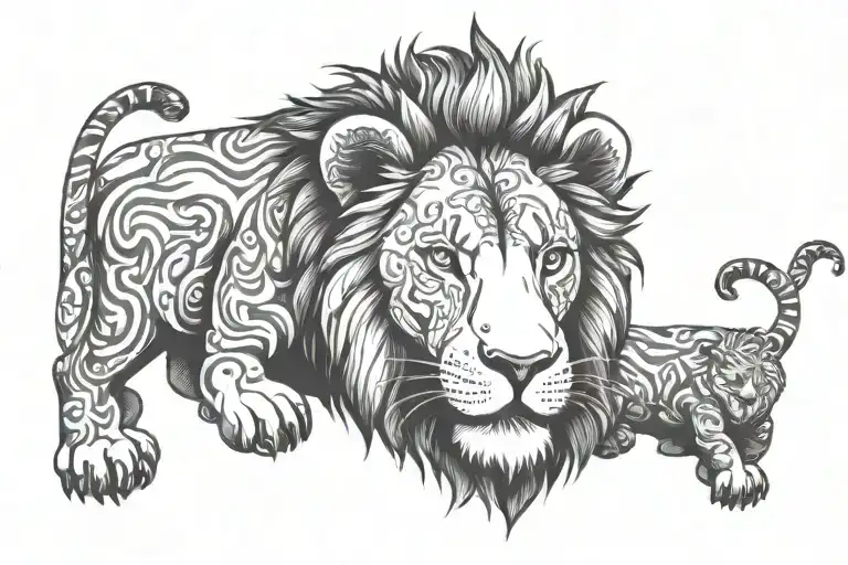 Lion And Kind Baby Boy