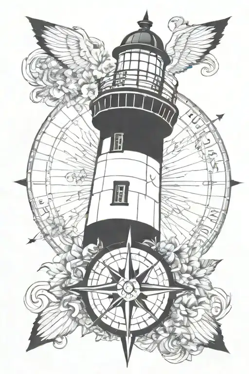 Lighthouse Compass