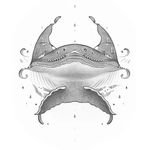 Whale Tail In Fine Line