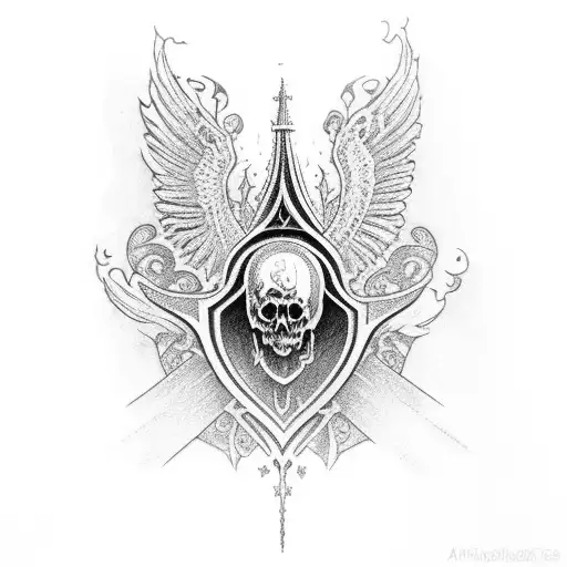 A Gothic Cathedral With Intricate Details And Flying Buttresses