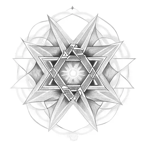 Mandala Star Of David