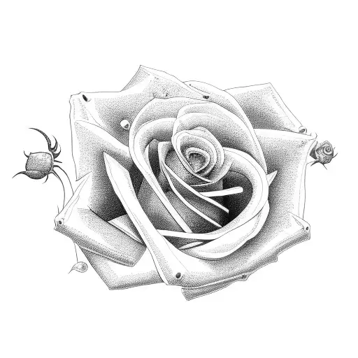 Car And Rose And Orchide