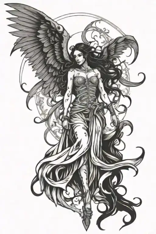 Death Angel With Fallen Wings