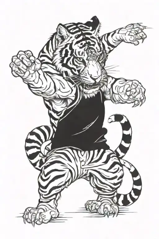 Tiger Fighting