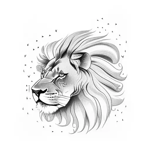 A Lion Wearing A Scottish Football Jersey Driving A Vintage Car