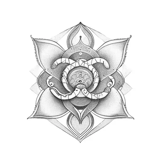 Pisces Between To Separate Lotus