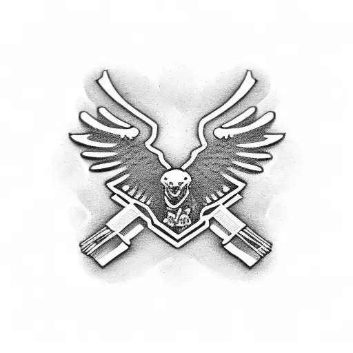 Military Dog Tags On Leg