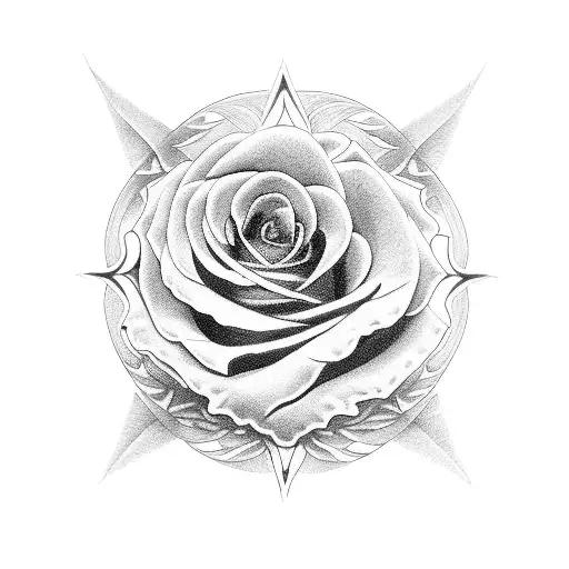 Fire Rose Semi Colon Butterflys