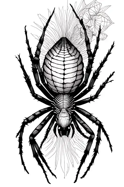 Spider On The Thread