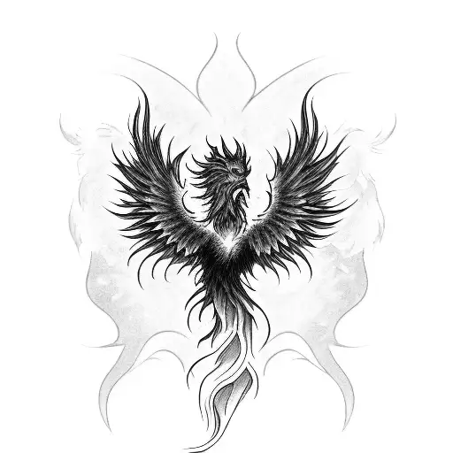 Phoenix Rising Flames
