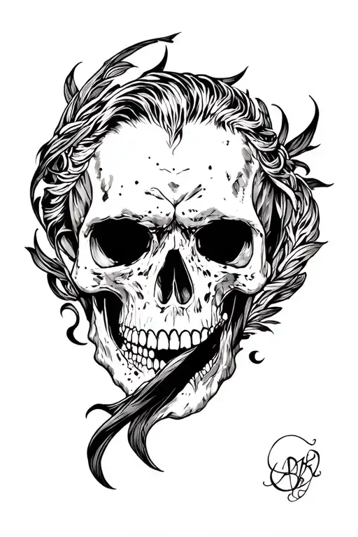 Good And Bad Tattoo On The Arm