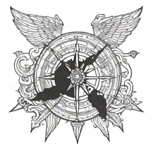 Pirate Compass Woodworking Tools