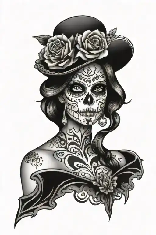 Female Day Of The Dead