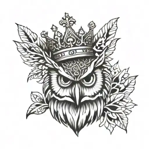 Owl And Crown Made