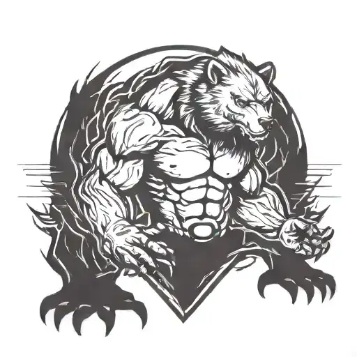 Bear Gym Transformation Ultra Instinct