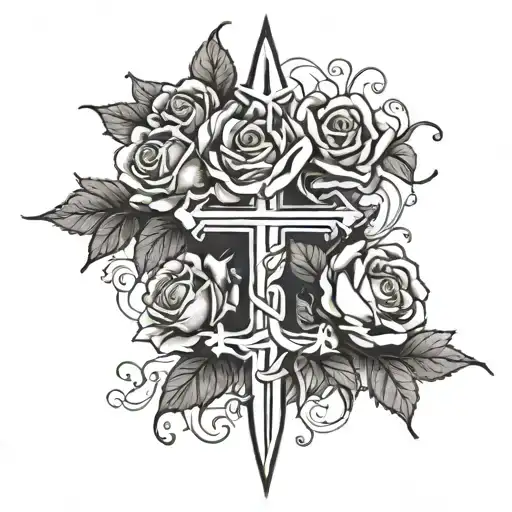 Christian Crops And Rose