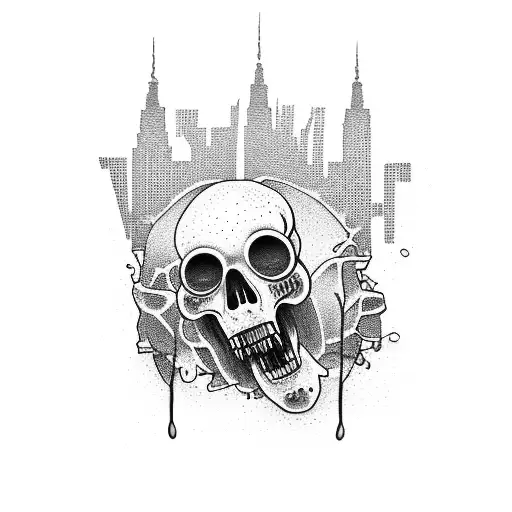 Zombies Oil Drum Fire Street New York