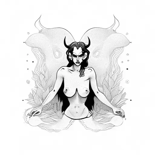 Nude Female Devil