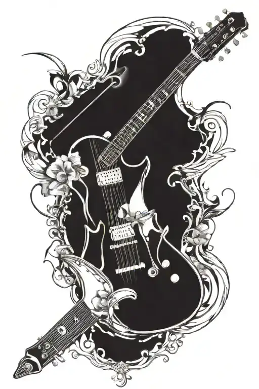 Viola And Electric Guitar