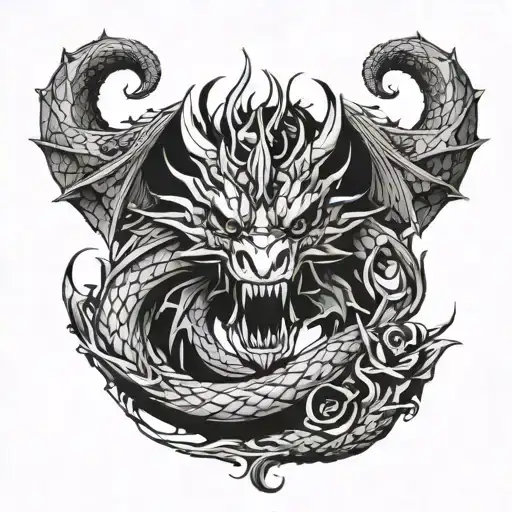 Dragon Guns Armband Design