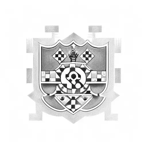 A Chessboard With Each Piece Representing A Different Technology Symbol