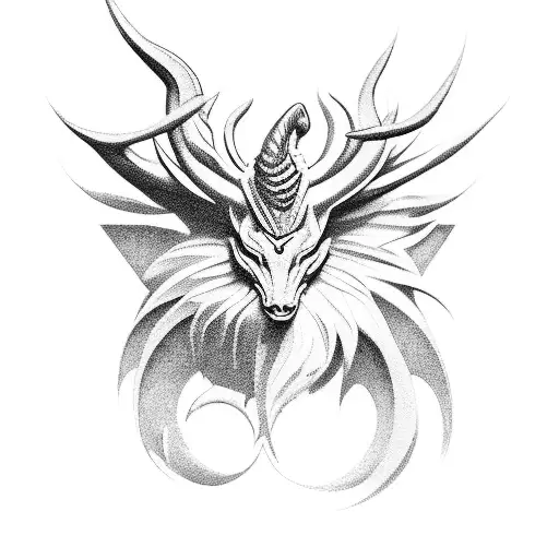 A Mythical Creature Representing Discipline