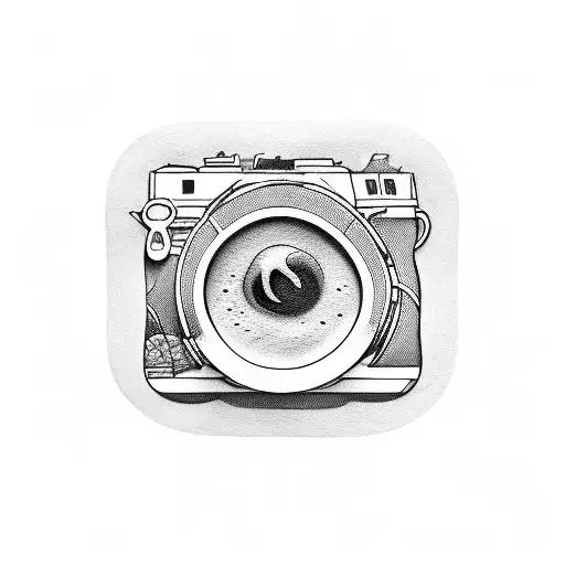 A Coffee Bean Morphing Into A Camera Shutter