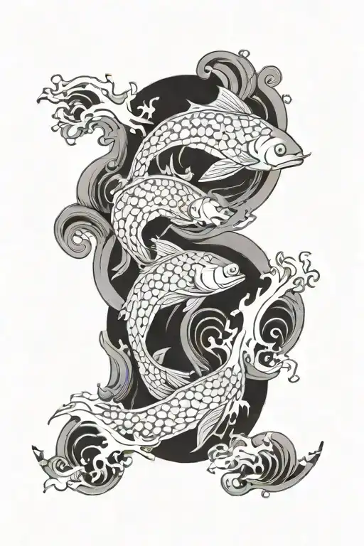 Pisces And Wave Crashing