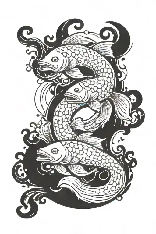 Pisces And Wave Crashing