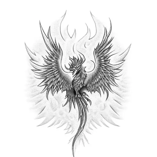 Phoenix Rising Flames