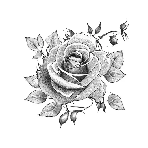 A Family Tree With Roses As Leaves