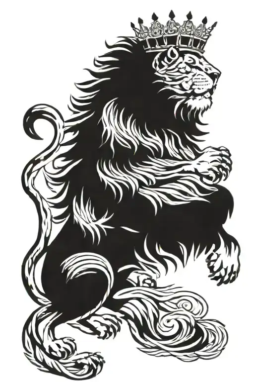 Czech Lion With Crown