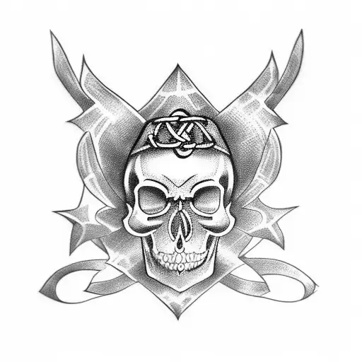 Irish Skull Shamrock