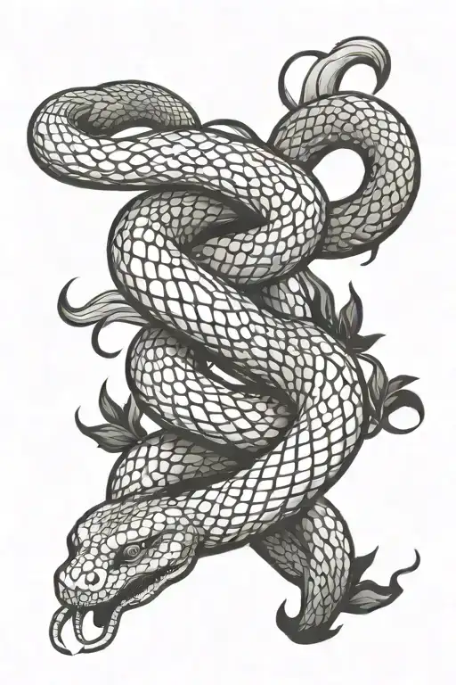 Snake Intertwined