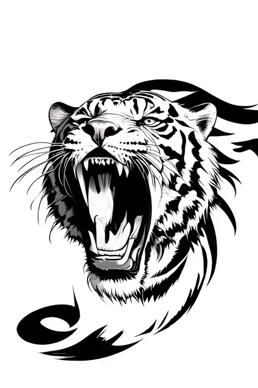 Tiger Roaring