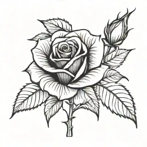 Rose With Stem
