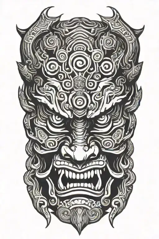 Oni Demon Mask