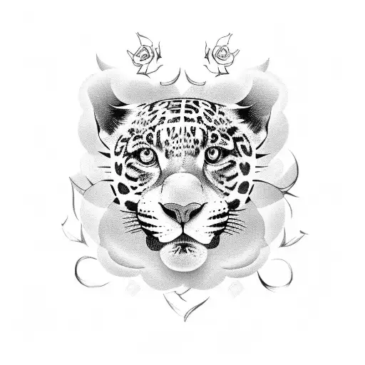 Jaguar Rose Clouds