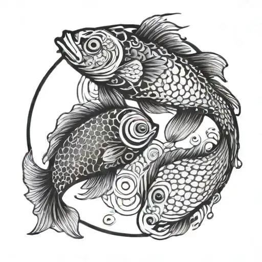 Yin And Yang Fish