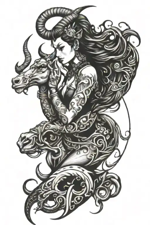 Capricorn Woman Dark And With