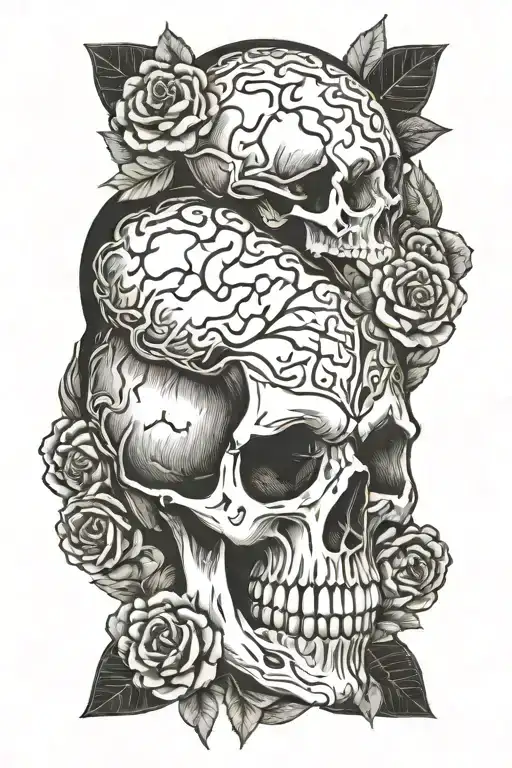 Brain Heart Skull