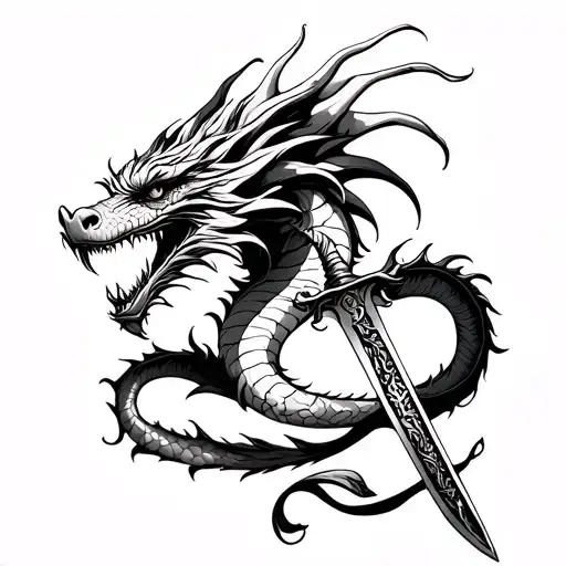 Dragon And Sword