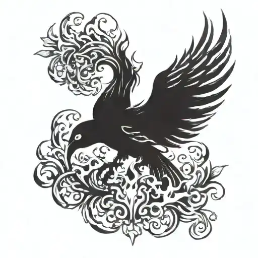 Phoenix Rising From Ashes